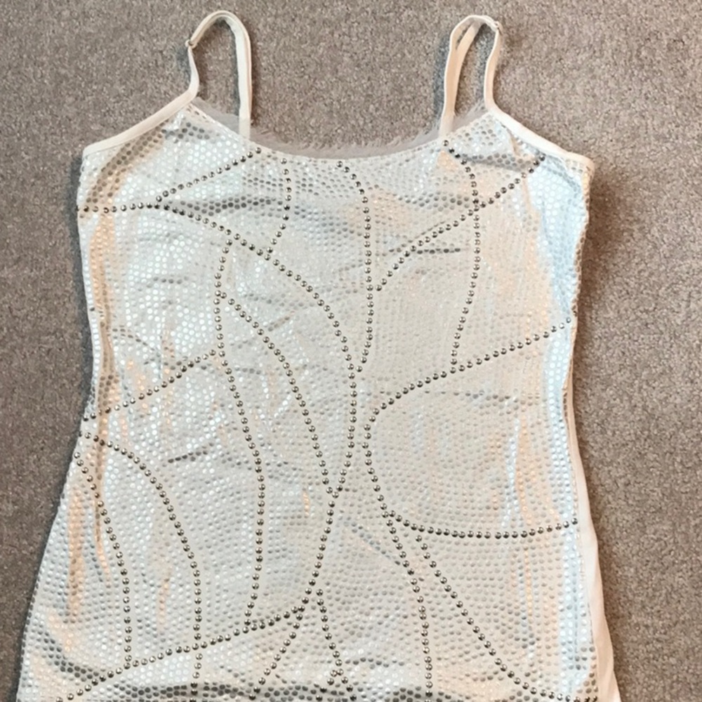 Embellished White House Black Market top